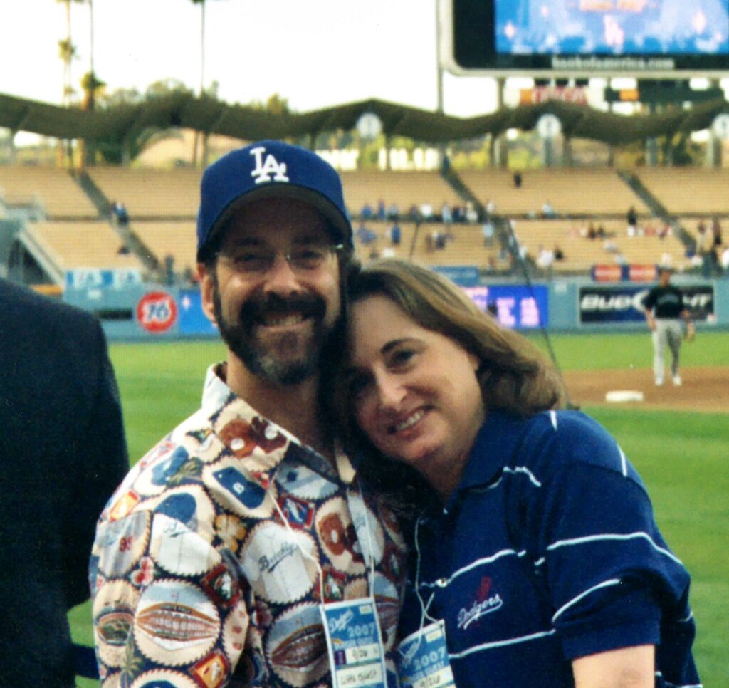 rosman_fran_and_richard_at_baseball_game_1