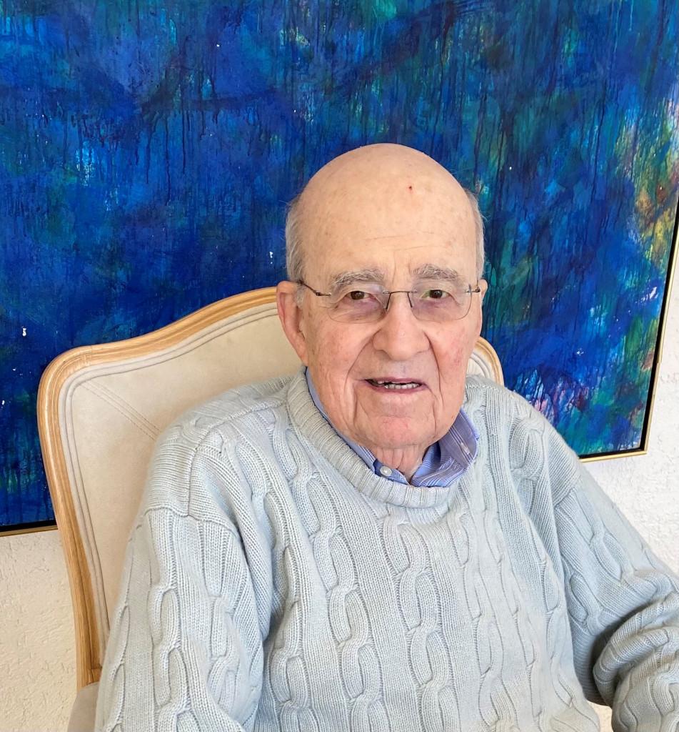 Jewish Community Foundation Donor Arthur Greenberg Portrait for Legacy Magazine