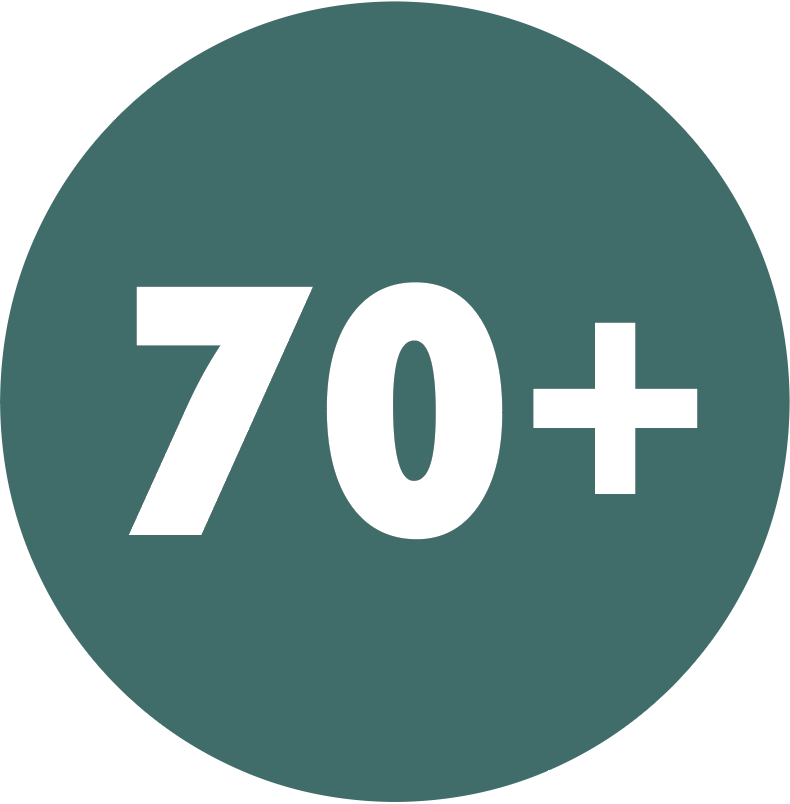 70+